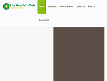 Tablet Screenshot of grenfellclub.org